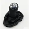 Perilla de cambio de marcha adecuada para Renault, funda guardapolvo de palanca de cambios integrada, cabeza de cambio de cuero cosida, palanca de cambios