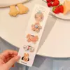 Pinzas para el pelo súper lindas de tela para niñas, Pinzas para el pelo de bebé que no dañan el cabello, Pinzas laterales y para el flequillo de niños, Pinzas de pico de pato