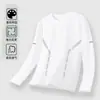 Camiseta deportiva casual para hombre de manga larga con estampado, moderna para adolescentes, adecuada para todas las estaciones, cuello redondo, top básico de manga larga
