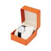 Caja para Reloj Lista para Usar con Esquinas Redondeadas, Tapa Abatible, Cuero PU, Caja de Embalaje para Reloj de Alta Gama, Reloj de Pulsera, Caja de Almacenamiento para Reloj Mecánico, Venta al por Mayor