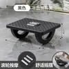 Reposapiés para uso en oficina, taburete para pies, dispositivo anti-cruzar las piernas, alfombrilla para pies, reposapiés para descansar los pies, soporte para pies