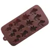 Miaozi caricatura 12 incluso molde de chocolate de dinosaurio molde de gelatina animal molde de hielo de dinosaurio, ventas directas de fábrica