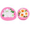 Molde de silicona de flor de gardenia, flor de huevo, molde para decoración de pastel de azúcar volteado, chocolate, molde para hornear DIY