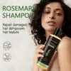 Comercio Exterior Transfronterizo Champú de Romero Champú de Proteína Media Refrescante Hidratante Hidratante 2 Botellas Etiqueta Completamente en Inglés