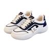 Primavera 2025 Nuevo Estilo Coreano Zapatos Blancos Transpirables Zapatillas Casuales de Caña Baja Versátiles de Suela Gruesa Zapatos Deportivos Casuales para Mujer