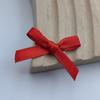 Lazo de cinta de 6 mm de fábrica, accesorios para cajas de regalo de ropa, mini lazo de cinta, decoración para tocados DIY, venta al por mayor, recto