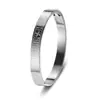Pulsera de acero de titanio para niñas de alta calidad, doce signos del zodíaco, acero inoxidable chapado en oro, pulsera de corazón abierto con inscription del Sutra
