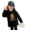 Camiseta de Manga Larga para Niña 2026 Nuevo Top de Otoño Infantil 100% Algodón Conjunto de Otoño para Niños Mayores Camiseta Básica de Cuello Redondo