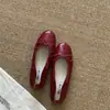 Zapatos Femeninos de Moda con Lazo y Tacón Bajo 2026 Nuevo Verano Vintage Estilo Suave de Noche Mocasines Planos