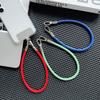 Lanyard para teléfono móvil de pulsera de PU, nueva cadena de cuerda de cuero para sujetar en la mano, colgante para teléfono móvil, cadena para taza de agua, cadena para teléfono móvil, joya, regalo