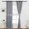 Cortinas Blackout de Cor Sólida de Camada Dupla com Estrelas Vazadas Perfuradas para Proteção Solar e Isolamento Térmico para Quarto e Sala de Estar