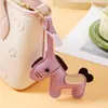 Acessórios Criativos Ano do Cavalo Marca da Moda Lanyard Bolsa Pônei Pingente de Roupa Enchimento de Algodão Acessório Versátil Pingente Chaveiro de PU