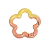 Cuentas de Mosaico Coloridas Flor Grande Cierre de Primavera Llavero DIY Cadena para Teléfono Accesorios de Aleación Piezas Pequeñas Bolsa Anillo Conector para Colgar