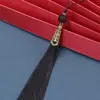 15 cm de comprimento contas foscas borla borla antiga roupa chinesa pressão placket acessórios pendurado orelha guqin borla pingente atacado