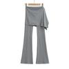 25 Primavera Temprana Nueva Falda Cobertora Estilo Americano Pantalones de Yoga para Mujer Sexy Levanta Glúteos Pantalones Deportivos Acampanados Pantalones Casuales