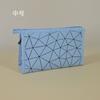 Bolsa de maquillaje y cosméticos de poliuretano con forma de diamante, de gran capacidad, multifuncional, impermeable, para guardar artículos de tocador y cosméticos, nueva y transfronteriza.