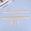 Eje colgante de madera maciza eje colgante clip para colgar cuadros poste colgante clip para póster ranurado para colgar cuadros barra de madera fabricante de eje colgante de madera maciza