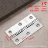 Bisagras Pequeñas Planas de Acero Inoxidable para Puertas de Madera, Puertas de Gabinete, Bisagras Mini para Muebles, Bisagras de 1 pulgada a 4 pulgadas para Bolsas y Cajas de Regalo