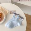 Calcetines de Algodón Puro para Mujer hasta la Pantorrilla para Primavera y Verano, Diseño Lindo de Dibujos Animados, Adecuados para Zapatos de Entrenamiento Alemanes, Estilo Universitario, Patrón Delgado de Perro Dachshund