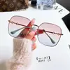 Gafas de Sol Polarizadas para Miopía de Mujer Verano 2022 Nuevas Celebridad de Internet Miopía Polarizadas Número de Altura Gafas 64 Montura Grande Montura de Espejo