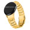 Adequado para Pulseira de Relógio de Aço Inoxidável Google 4/3 Google Pixelwatch Fivela Tartaruga Pulseira de Aço Pulseira de Metal Liberação Rápida Pulseira de Aço