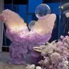 Decoración de Escena de Cumpleaños para Ceremonia de Adulto de 18 Años Chica Red Social Tema Mariposa Súper Tablero KT Fondo con Sentido Avanzado