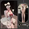 Lencería Suave y Linda para Coquetear con un Lazo de Deseo Puro, Lencería Lolita Sensual Tentadora Estilo Sirvienta