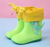 Botas de lluvia para bebés de fábrica, zapatos de agua, botas de lluvia para niños de 1 a 2 años, 3 niños, bebés, lindas y ligeras, para niñas.