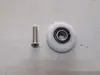Accesorios para cuarto de ducha puerta corrediza de cristal polea de estilo antiguo eje polea pequeña polea colgante rodillo de baño rueda única rueda colgante núcleo de cobre