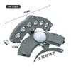 Focos Led para Teja Corrugada Jinyuan, Luces para Teja Esmaltada, Tejado de Pabellón de Templo, Luces para Teja de Edificios Antiguos, Impermeable