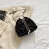 Bolso de lentejuelas personalizado de moda para mujer 2023 nuevo bolso tipo cubo estilo coreano bolso de hombro estilo western bolso cruzado de moda para la noche