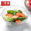 Hogar creativo nuevo vajilla japonesa irregular tazón para helado fruta postre fideos instantáneos ensalada tazón de cristal
