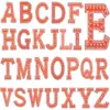 Pegatinas de Letras del Alfabeto Inglés con Pedrería, 6 Cuentas de Perla Grandes con Letras, 26 Letras Pequeñas con Pedrería, Accesorios para Joyería DIY