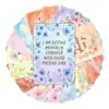 18 Tarjetas Ligeras de Acuarela, Autoafirmación y Escritura Suave para Diario, Decoración Delicada, Pequeñas Tarjetas Diarias que Calientan el Corazón