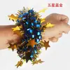 Flor de muñeca para niños pulsera de gimnasia para bailar en la muñeca accesorios de porristas para la mano 61diy actuación