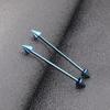 Moda europea y americana estilo hip-hop punk acero de titanio cono puntiagudo barra larga uña para hueso de la oreja piercing joyería personalidad tendencia ventas directas de fábrica