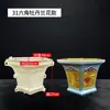 Forma de construção DIY jardim verdejante floreira modelo fundo rejuntamento hexagonal cimento vaso de flores molde produtos plásticos