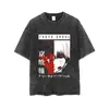 Semillas de comida de Tokio ghouls Ropa de investigación Madera Dorada estudiante de anime camiseta de manga corta hombres y mujeres impresa desgastada ropa de verano t