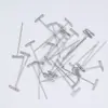 Agujas Metálicas en Forma de T para Pelucas de Amazon, Agujas para Fijación de Extensiones de Cabello, Agujas Electroplateadas en Forma de T, Agujas de Posicionamiento en Forma de T, Agujas para Estilismo, En Caja