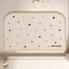 Alfombrilla Sencilla para Piso de Baño, Alfombrilla de Tierra de Diatomeas Absorbente de Agua, Fácil de Mantener, Secado Rápido, Alfombrilla Antideslizante, Se Puede Cortar, Resistente a Manchas y al Desgaste