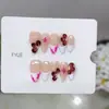 Daiyue Da Unhas Vestíveis Feitas à Mão Novo Modelo Outono/Inverno B270 Flor Esculpida Pintada à Mão Pura Adesivos de Nail Art Olho de Gato Elegante