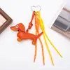 Nuevo Colgante Bolso Perro Dachshund de PU Estilo Miu Oso Erizo Llavero Decoración Accesorios de Cuero de Comercio Exterior Venta al por Mayor