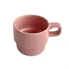 Tazas Apilables Xiaohongshu con Logo Personalizado, Tazas de Cerámica de Alto Valor Estético, Tazas Grandes, Tazas de Café y Souvenirs Relacionados