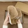 Zapatillas de casa cómodas y cálidas, elegantes, con forro de felpa, zapatillas de felpa para interior para mujer, zapatillas negras de algodón con suela suave