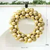 Guirlanda de Natal de Veludo Transfronteiriça Enfeite para Porta da Frente Laço Trançado DIY Decoração de Natal Ornamento Pendurado