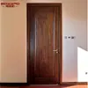 Nova Porta de Madeira Sólida Estilo Chinoiserie Pintada Esculpida Porta de Quarto Porta Única de Madeira Ébano Nogueira Negra Estilo Meio Antigo Porta de Quarto de Apartamento