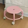 Taburete pequeño de rueda universal para el hogar, resistente, duradero, taburete bajo pequeño, asiento para adultos, taburete para cambiarse los zapatos, taburete móvil con ruedas, taburete para niños