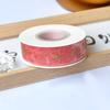 Cinta de Terciopelo Estampada en Oro Estilo Nuevo Estilo Navideño Cinta Decorativa Navideña Material para Lazo de Caja de Regalo Empaque de Regalo