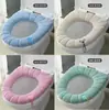 Funda de Asiento de Inodoro de Felpa para Invierno con Asa Engrosada, Funda de Asiento de Inodoro Universal Cálida de Felpa para el Hogar, Lavable