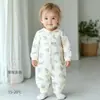 Macacão de Bebê Algodão Fino Macacão de Engatinhar para Bebê 50g Macacão Acolchoado para Recém-nascido Roupas de Bebê Outono e Inverno